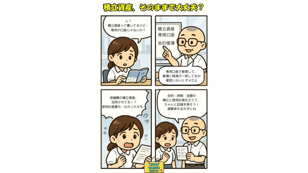 企業主導型保育事業・専門的財務監査の解説・積立資産について