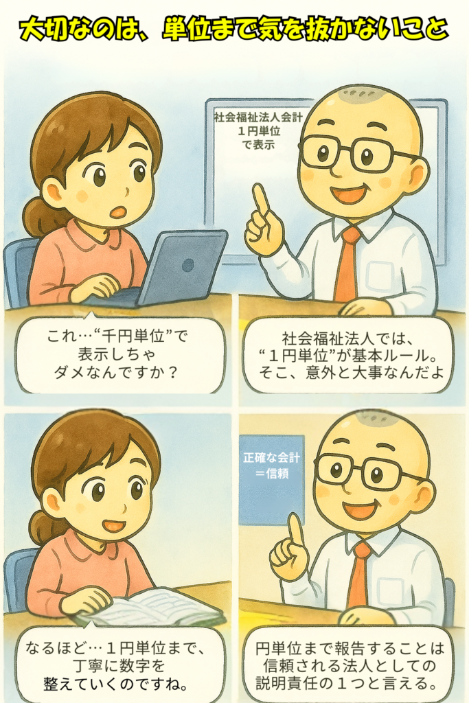 金額の表示の単位