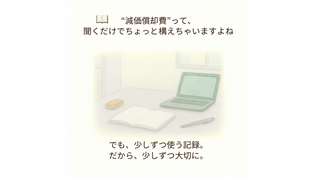 減価償却って身構えそう