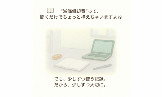 減価償却って身構えそう