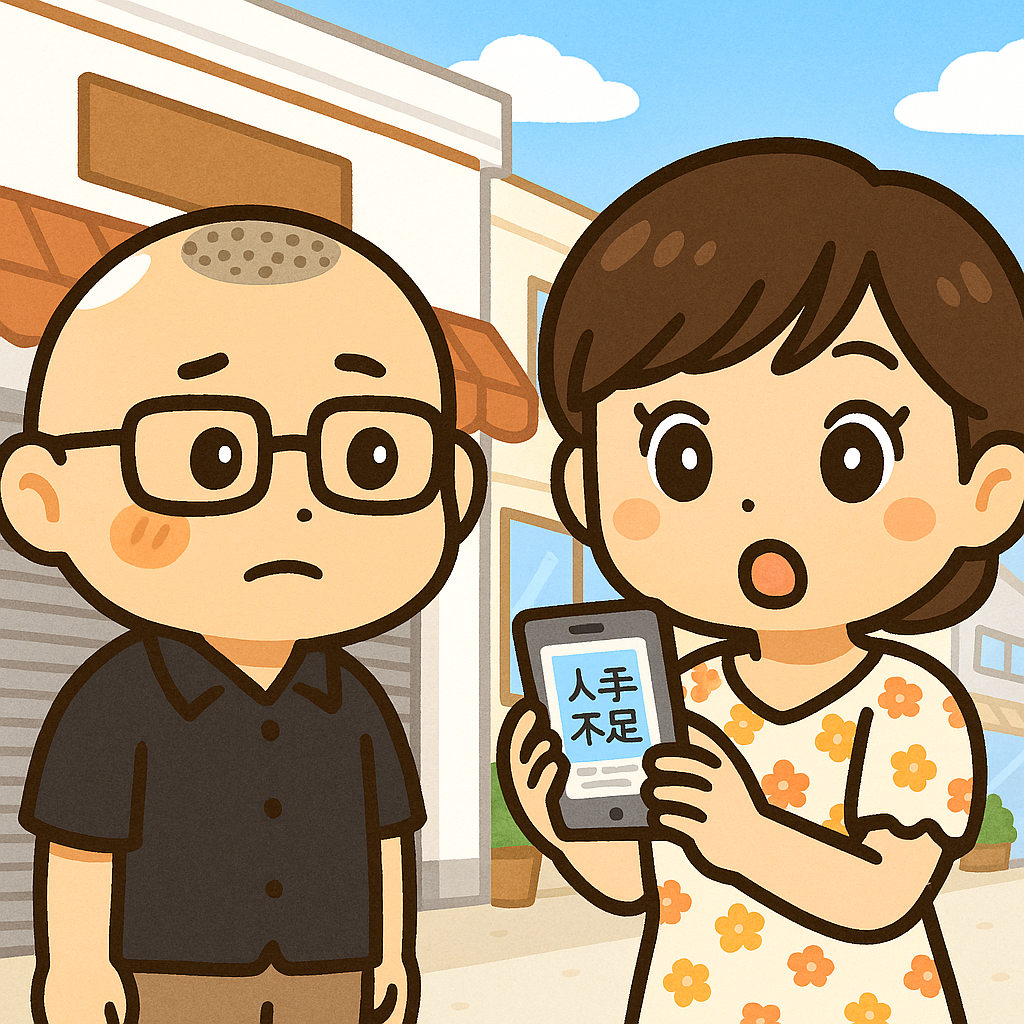 人のいない商店街