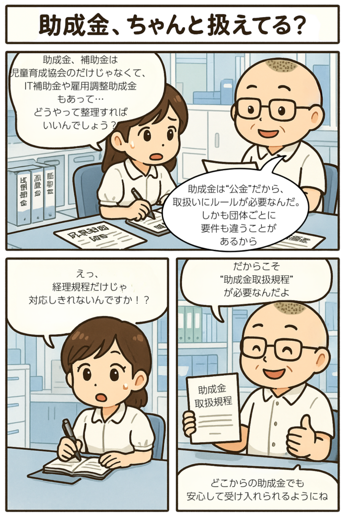 企業主導型保育事業の助成金取扱規程