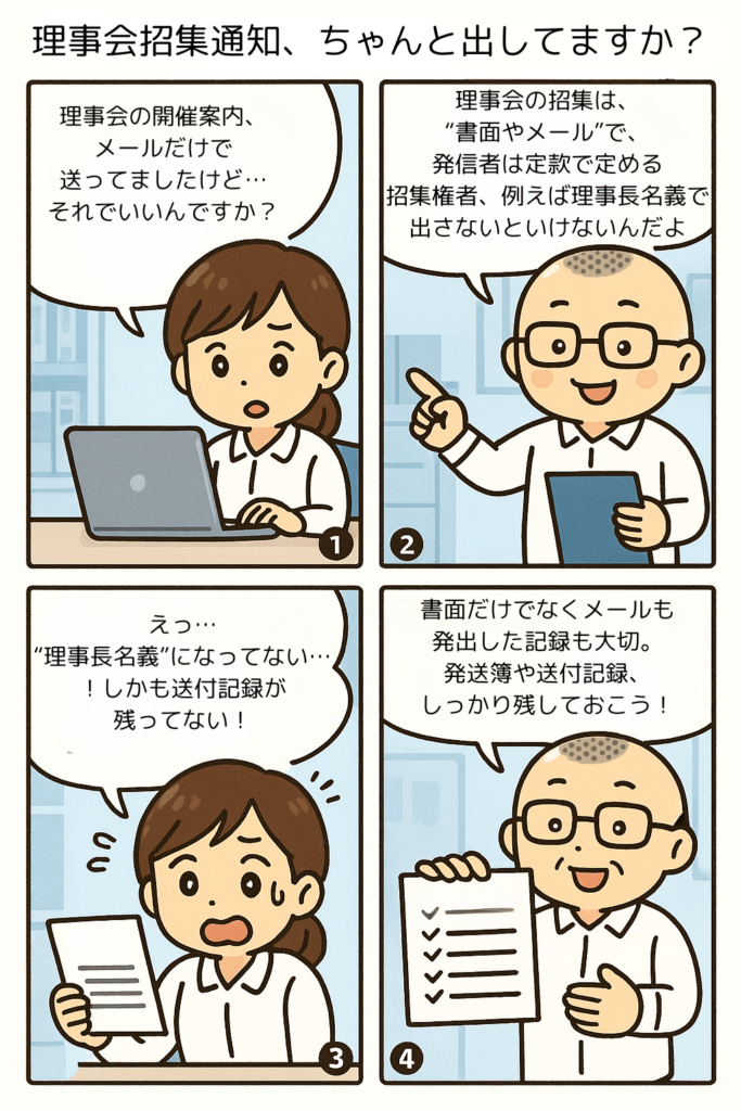 理事会招集通知