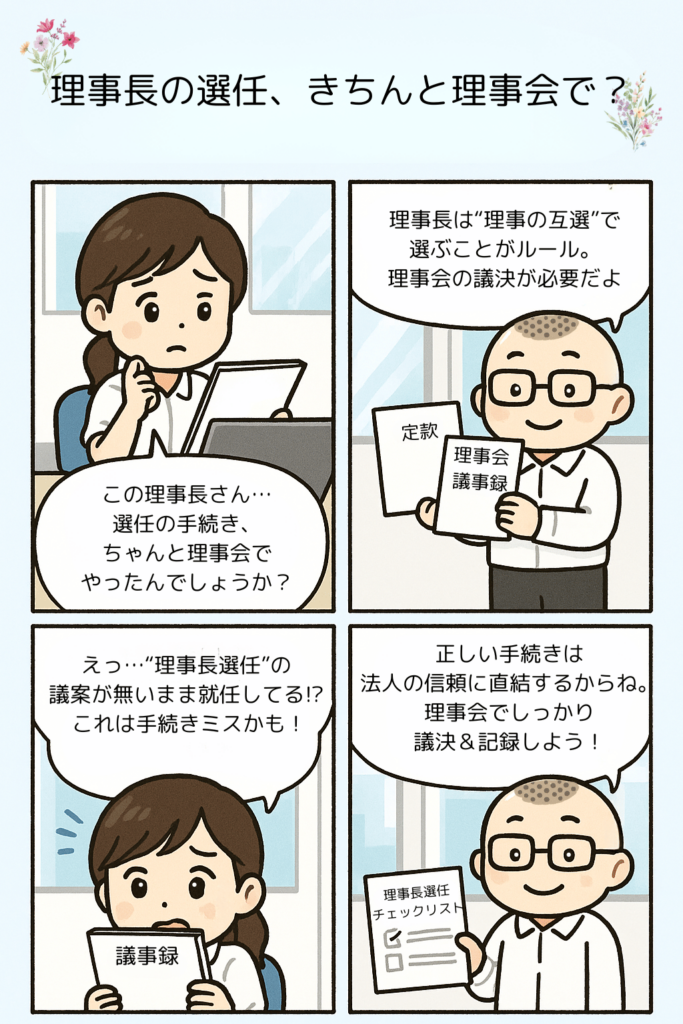 理事長の選任