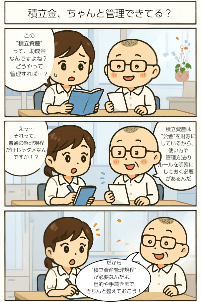 企業主導型保育事業の積立資産管理規程