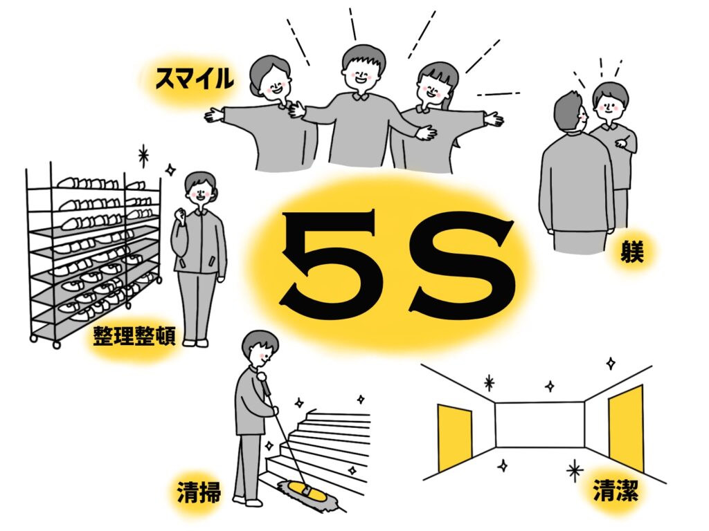 福祉の現場の５Ｓとは。介護・障がい福祉・保育分野の５Ｓを比較