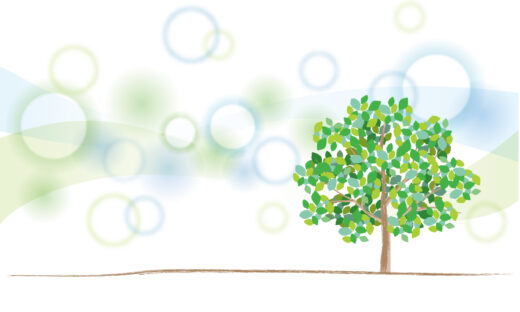 自然界の１／ｆ　ゆらぎを表すイラスト