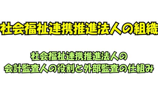社会福祉連携推進法人の会計監査人の役割と外部監査の仕組み